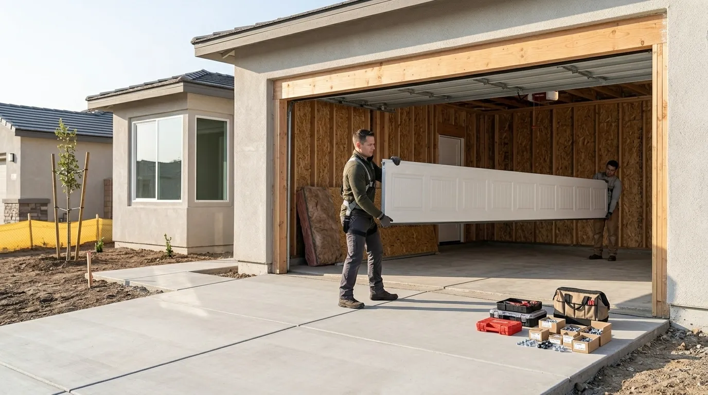 Garage door installation in Carrollton, TX